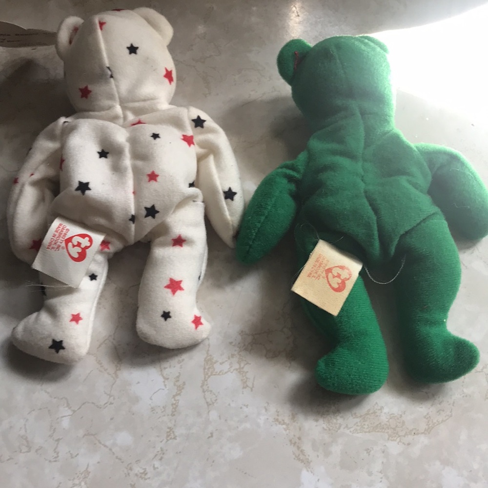 Lot of two Beanie Bear Babies - Picture 4 of 4